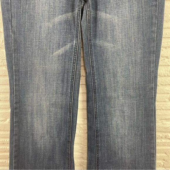 Cache 90s Y2K Medium Wash 2 Button Trouser Jeans Flare Leg Size 0 - Picture 5 of 11